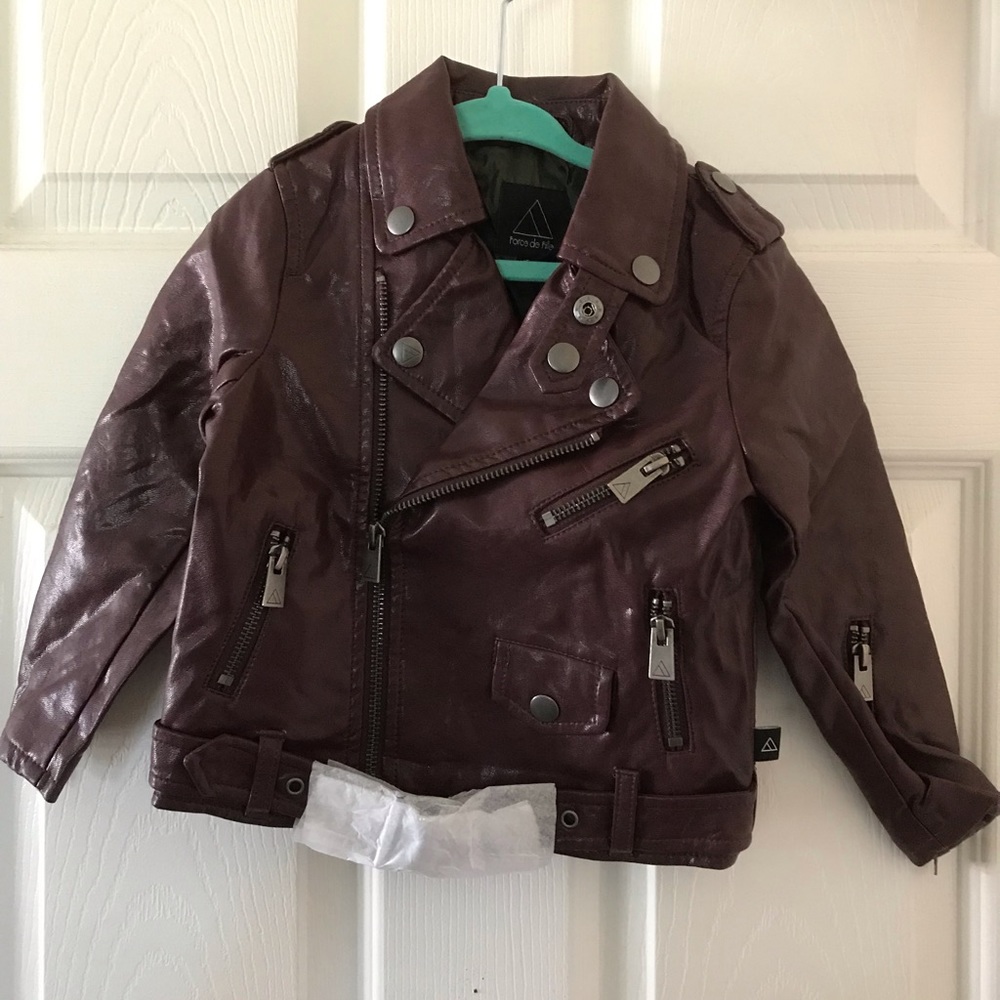 Toddler Leather Jacket